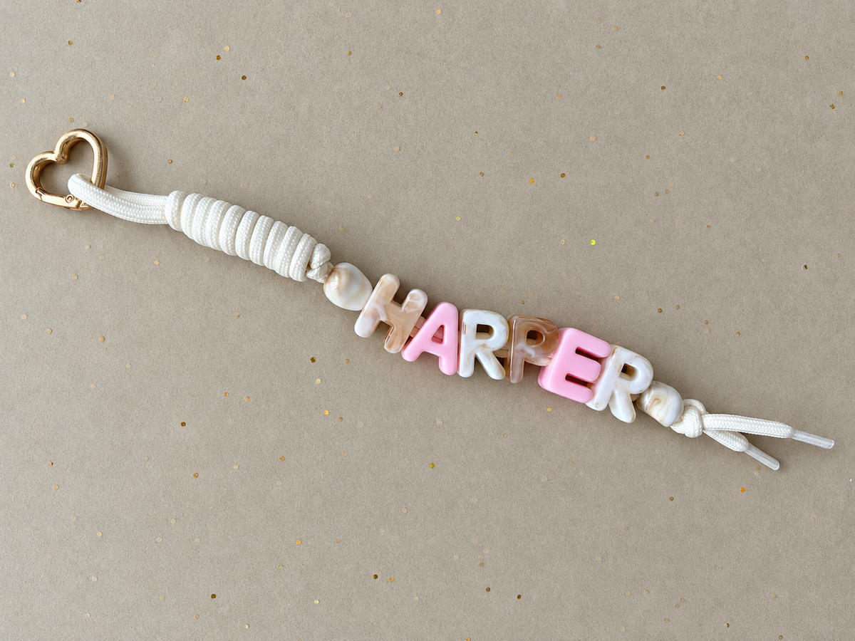 Moonlight Single Name Bag Charm