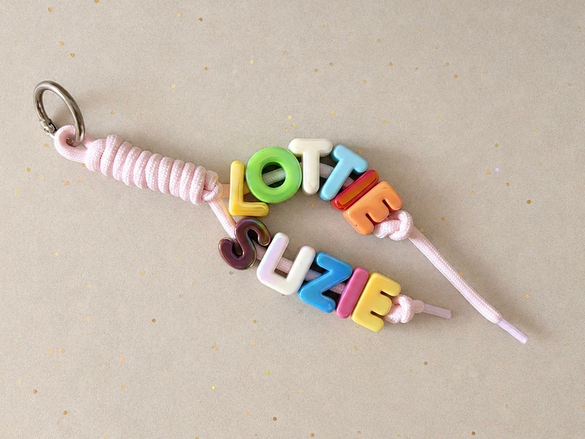 Starlight Double Name Bag Charm