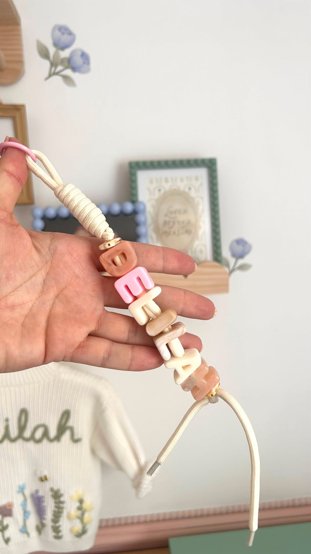 Blossom Personalised Bag Charm