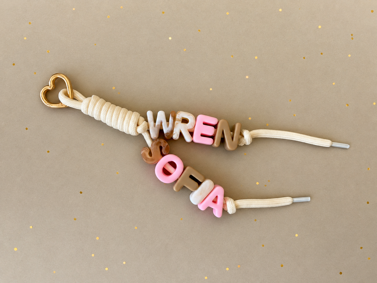 Moonlight Double Name Bag Charm