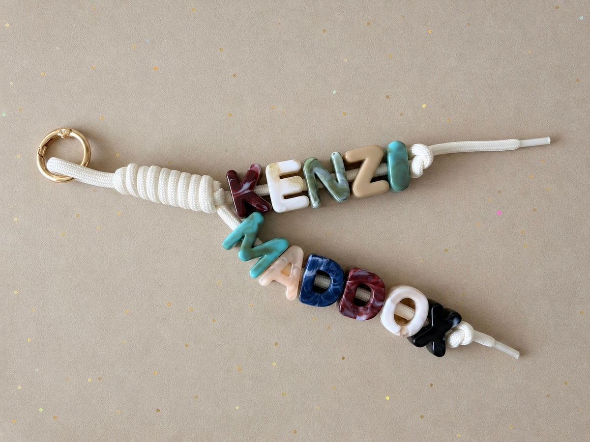 Moonlight Double Name Bag Charm