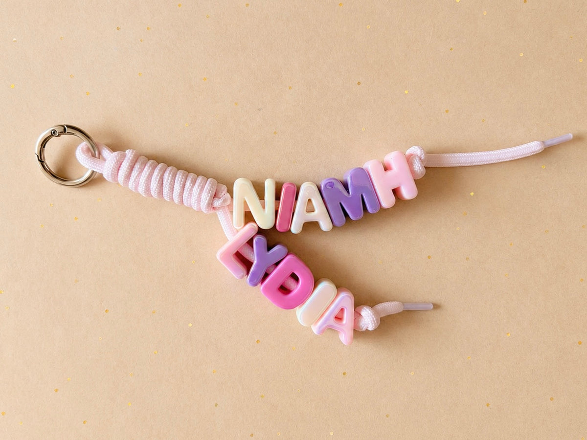 Starlight Double Name Bag Charm