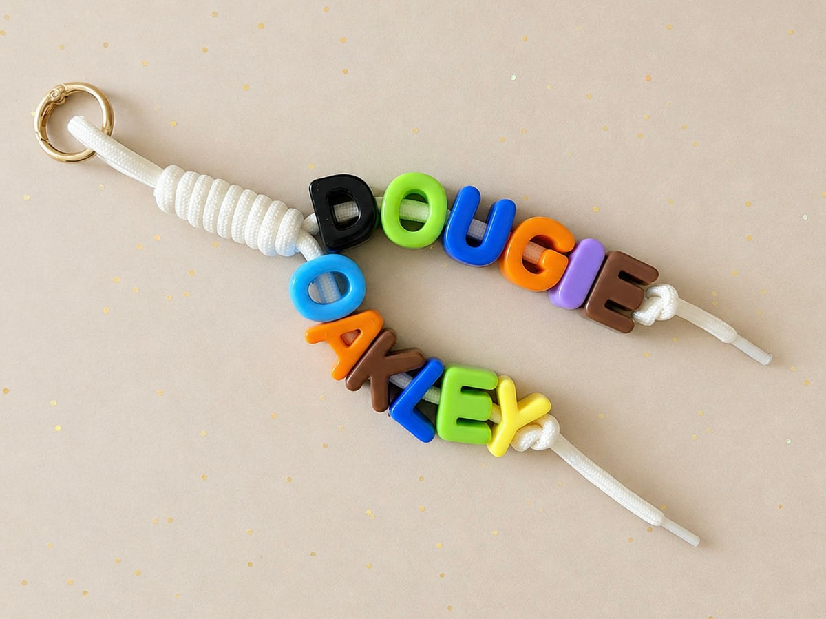 Sunshine Double Name Bag Charm