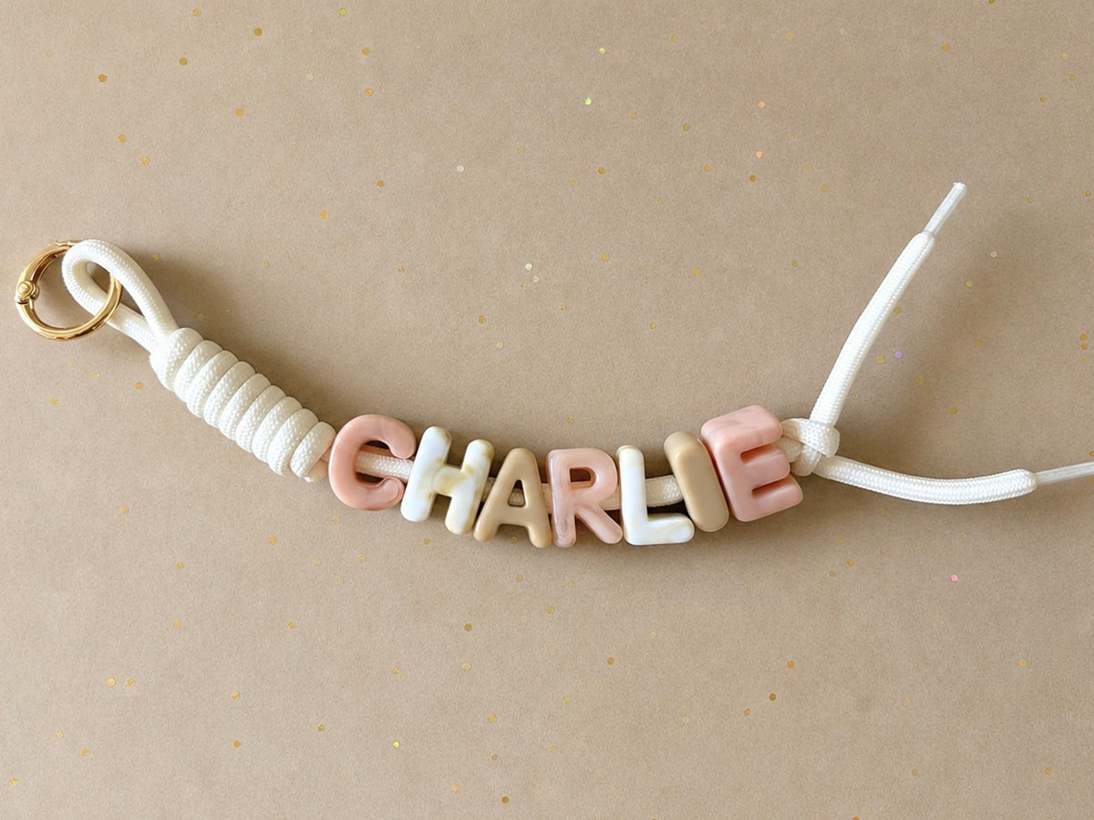 Moonlight Single Name Bag Charm