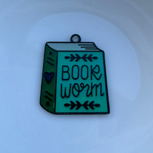 Bookworm charm